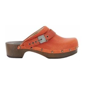 Klomp Scholl Women Pescura Robin N F Leather T Rust-Schoenmaat 37