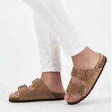 Scholl - Josephine F - Slipper - Donkerbeige - Suède