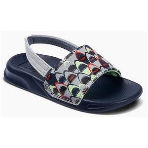 Slipper Reef Kids Little One Slide Shark Park-Schoenmaat 22