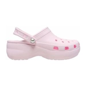 Klomp Crocs Women Classic Platform Pearl Clog Pink Milk-Schoenmaat 39 - 40