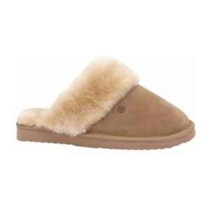 Pantoffel Warmbat Women Flurry Suede Camel-Schoenmaat 41