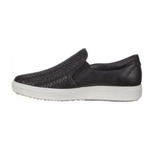 Sneaker ECCO Women Soft 7 Slip On Woven Black-Schoenmaat 38