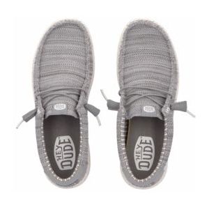 Instapper HEYDUDE Men Wally Stretch Sox Grey-Schoenmaat 44