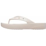 Crocs Dames Classic Platform Flip W Klomp, Kwarts, 41/42 EU