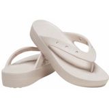 Crocs Dames Classic Platform Flip W Klomp, Kwarts, 41/42 EU