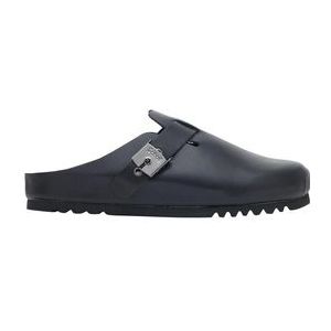 Klomp Scholl Women Grace Leather Black-Schoenmaat 35