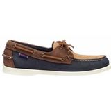 Sebago Men Portland Archive Blue Navy-Brown-Brown Tan-Schoenmaat 42