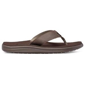 Teva Men Voya Flip Leather Chocolate Brown-Schoenmaat 39,5 (UK 6)