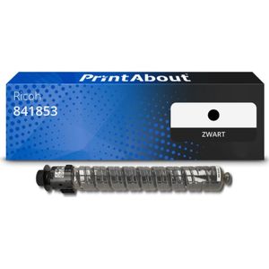 PrintAbout huismerk Toner 841853 (MP C6003) Zwart Geschikt voor Ricoh