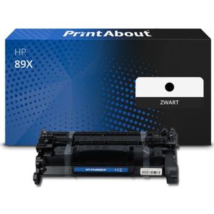 PrintAbout Toner 89X (CF289X) Zwart Hoge capaciteit geschikt voor HP
