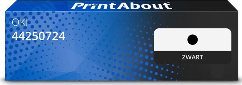 PrintAbout huismerk Toner 44250724 Zwart Geschikt voor OKI