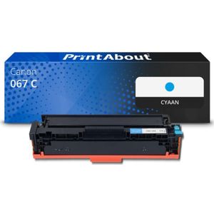 PrintAbout huismerk Toner 067 C Cyaan Geschikt voor Canon