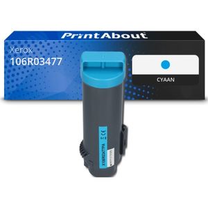 Huismerk - Xerox X6510XXC - Toner - Cyaan - Compatibel