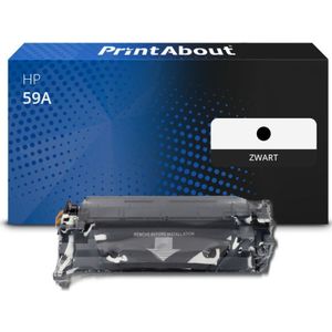PrintAbout huismerk Toner 59A (CF259A) Zwart Geschikt voor HP