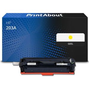 PrintAbout huismerk Toner 203A (CF542A) Geel Geschikt voor HP