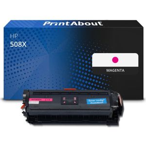 PrintAbout huismerk Toner 508X (CF363X) Magenta Hoge capaciteit Geschikt voor HP