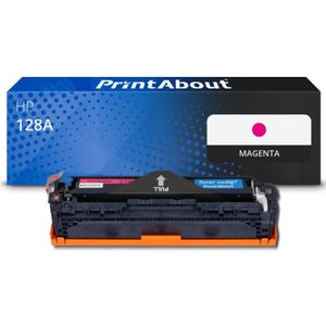 PrintAbout huismerk Toner 128A (CE323A) Magenta Geschikt voor HP