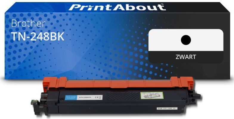 PrintAbout - TN-248BK - Toner - Zwart