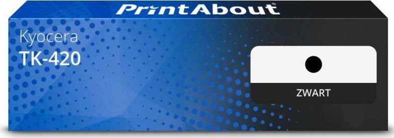 PrintAbout huismerk Toner TK-420 Zwart Geschikt voor Kyocera