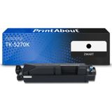 PrintAbout huismerk Toner TK-5270K Zwart Geschikt voor Kyocera