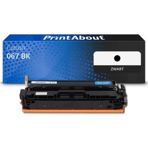 PrintAbout huismerk Toner 067 BK Zwart Geschikt voor Canon