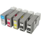 PrintAbout huismerk Inktcartridge PFI-107BK/MBK/C/M/Y 5-kleuren Multipack Geschikt voor Canon