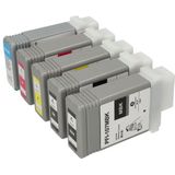 PrintAbout huismerk Inktcartridge PFI-107BK/MBK/C/M/Y 5-kleuren Multipack Geschikt voor Canon