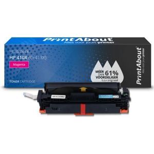 PrintAbout  Toner 410X (CF413X) Magenta Hoge capaciteit geschikt voor HP