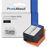 Huismerk Epson 202XL (C13T02G14010) Inktcartridge Zwart Hoge capaciteit