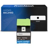 PrintAbout - 80C2HK0 - Toner - Zwart - Hoge Capaciteit Geschikt Voor Lexmark