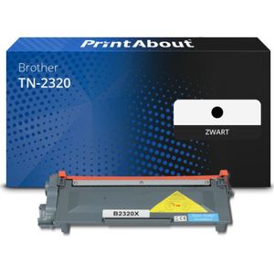 PrintAbout huismerk Toner TN-2320 Zwart Extra hoge capaciteit Geschikt voor Brother