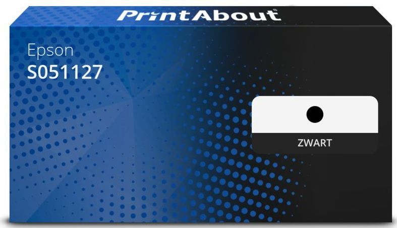PrintAbout huismerk Toner S051127 Zwart Geschikt voor Epson