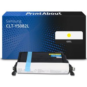 PrintAbout huismerk Toner CLT-Y5082L (SU532A) Geel Hoge capaciteit Geschikt voor Samsung
