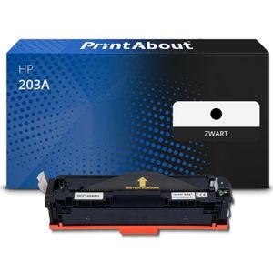PrintAbout huismerk Toner 203A (CF540A) Zwart Geschikt voor HP