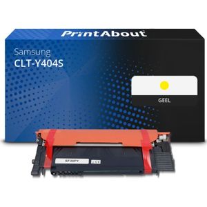 PrintAbout huismerk Toner CLT-Y404S (SU444A) Geel Geschikt voor Samsung