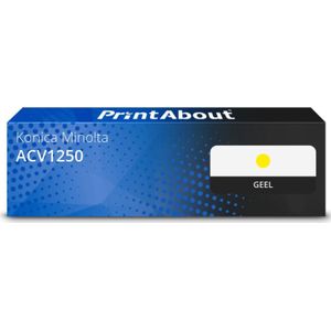 PrintAbout huismerk Toner ACV1250 (TN-626) Geel Geschikt voor Konica Minolta