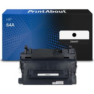 PrintAbout huismerk Toner 64A (CC364A) Zwart Geschikt voor HP