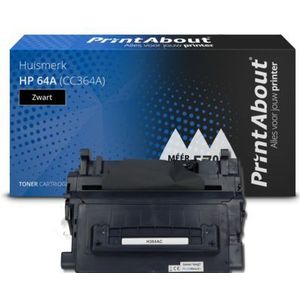PrintAbout  Toner 64A (CC364A) Zwart geschikt voor HP