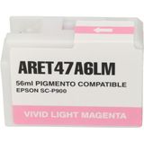 PrintAbout - Inktcartridge T47A6 - Vivid Licht Magenta - Geschikt voor Epson