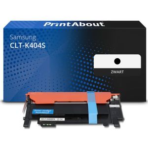 PrintAbout huismerk Toner CLT-K404S (SU100A) Zwart Geschikt voor Samsung
