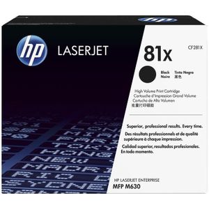 HP Toner 81X (CF281X) Zwart Hoge capaciteit