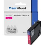 Huismerk Canon PGI-2500XL M Inktcartridge Magenta Hoge capaciteit
