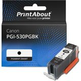 PrintAbout huismerk Inktcartridge PGI-530PGBK Pigment zwart Geschikt voor Canon