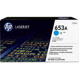HP 653A Cyan Original LaserJet Toner Cartridge tonercartridge 1 stuk(s) Origineel
