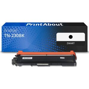PrintAbout huismerk Toner TN-230BK Zwart Geschikt voor Brother
