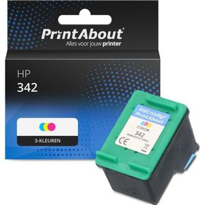 PrintAbout huismerk Inktcartridge 342 (C9361EE) 3-kleuren Geschikt voor HP