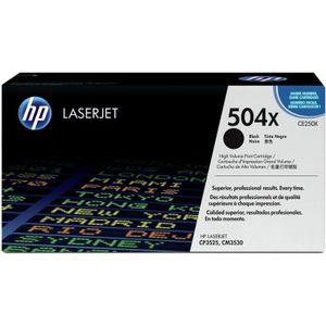 HP Toner 504X (CE250X) Zwart Hoge capaciteit