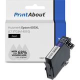 Huismerk Epson 603XL (C13T03A14010) Inktcartridge Zwart Hoge capaciteit