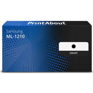 PrintAbout huismerk Toner ML-1210 Zwart Geschikt voor Samsung