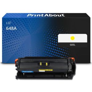 PrintAbout huismerk Toner 648A (CE262A) Geel Geschikt voor HP